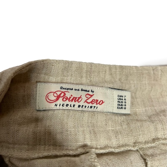 POINT ZERO VINTAGE LINEN BLEND LOW RISE - Picture 3 of 5